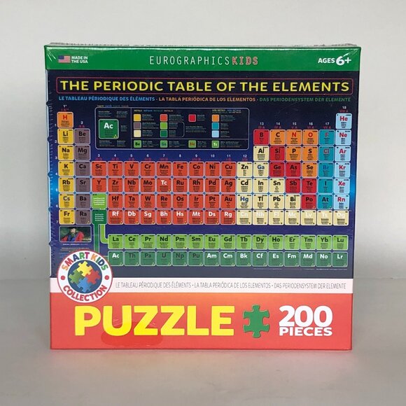New sealed Eurographics 200pcs Puzzle-- Illustrated Periodic Table of the Elemen - Picture 6 of 10
